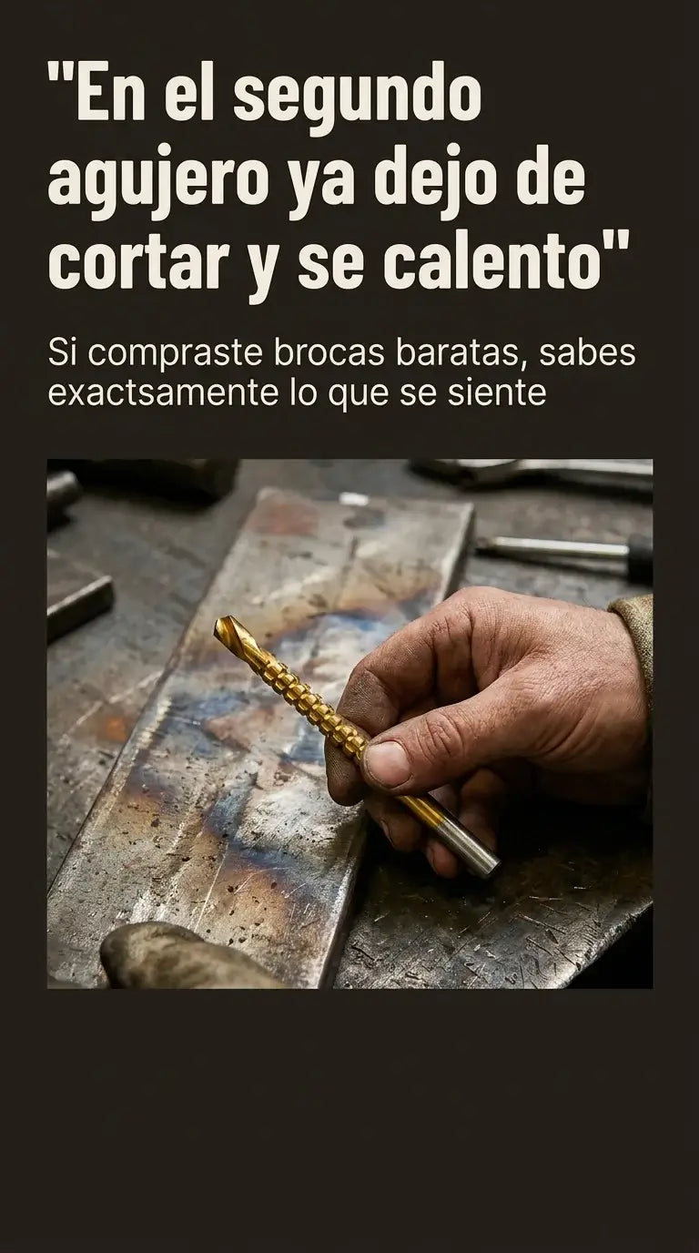 Broca Titan - Kit completo de 6 brocas + estuche