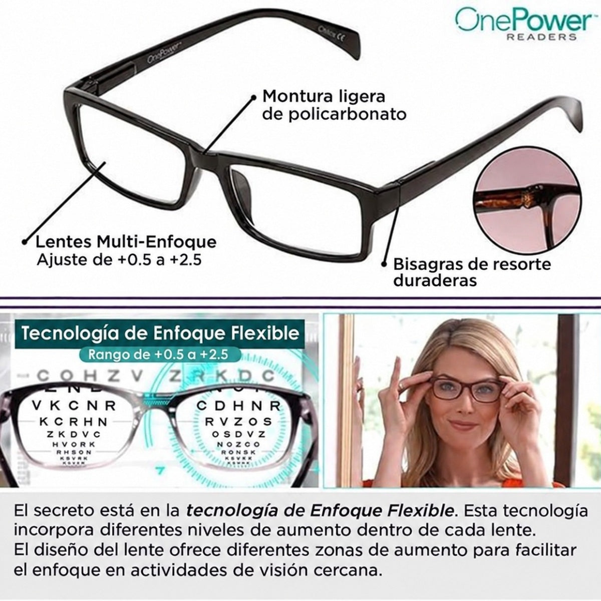 Paquete 2x1: 2 Lentes One Power