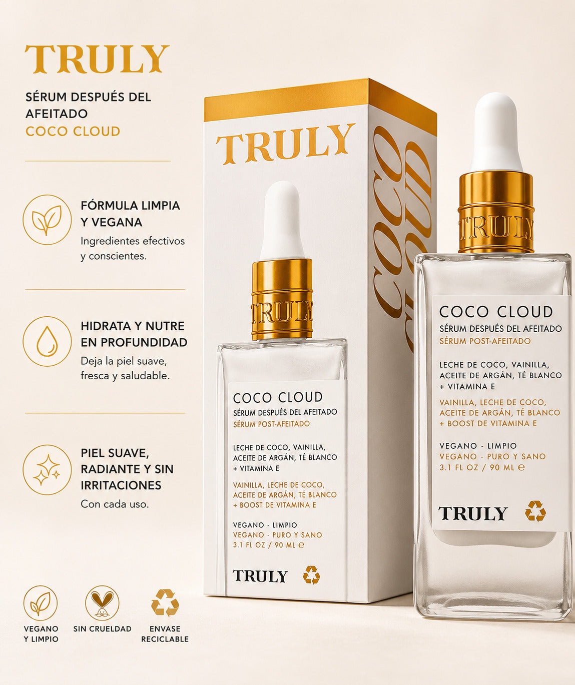 Coco Cloud™ |La solución para una piel suave después de cada rasurado.